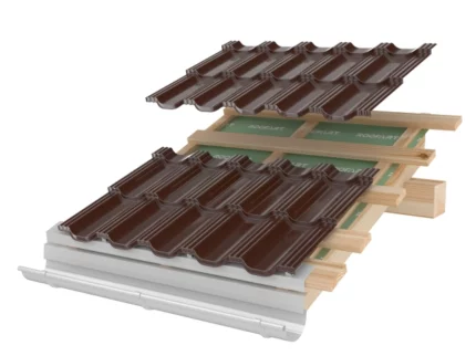 Țiglă metalică modulară ARCTICA